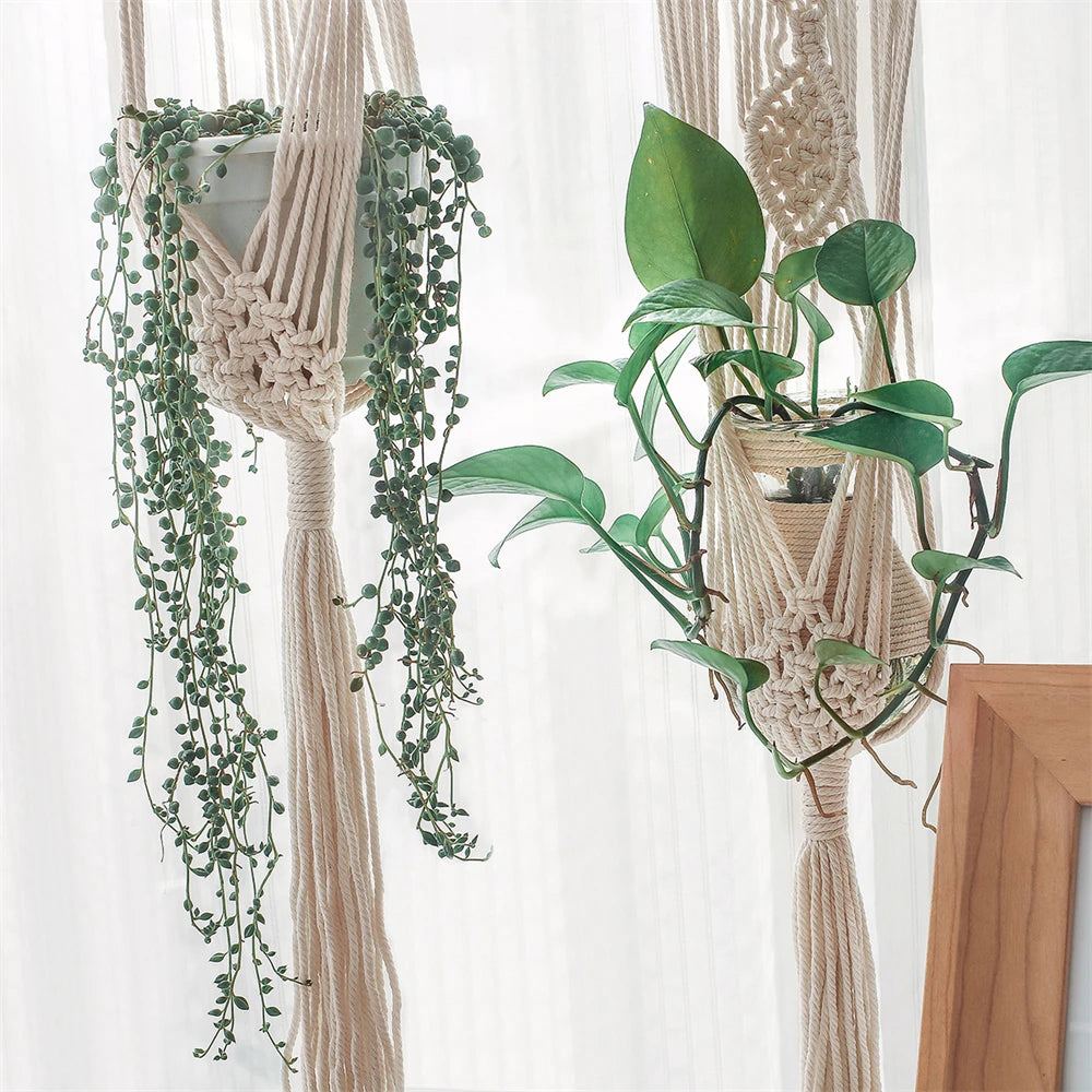 Handwoven Macrame Pot Hanger