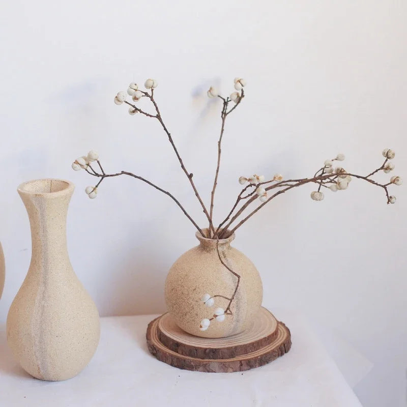 Nordic Wooden Vases - Retro