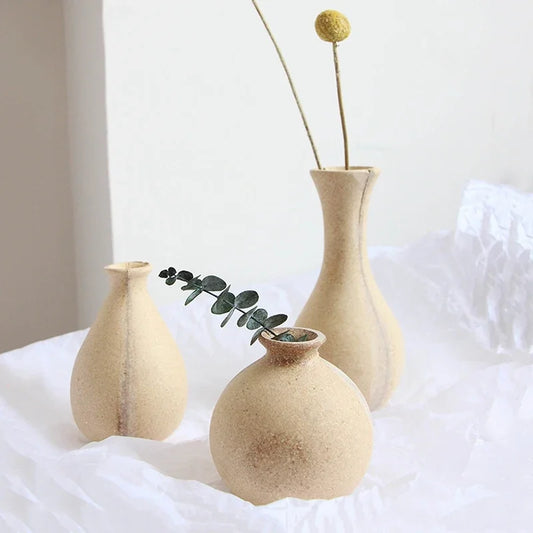 Nordic Wooden Vases - Retro